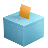 ballot box with ballot