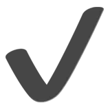 check mark