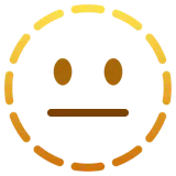 dotted line face