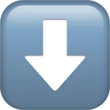 down arrow