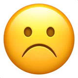 frowning face