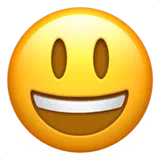 grinning face with big eyes
