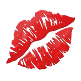 kiss mark
