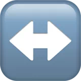 left-right arrow