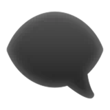 left speech bubble