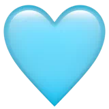 light blue heart