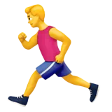 man running