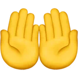 palms up together