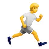person running facing right