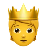 person with crown