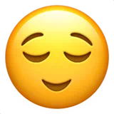 relieved face