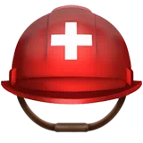 rescue worker’s helmet
