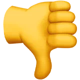 thumbs down