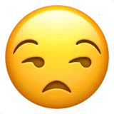 unamused face