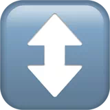 up-down arrow