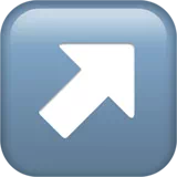 up-right arrow