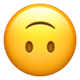 upside-down face