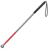 white cane