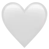 white heart
