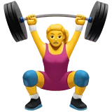 woman lifting weights