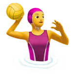 woman playing water polo