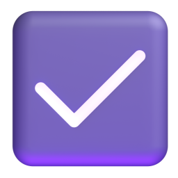 check box with check