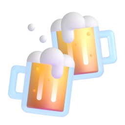clinking beer mugs