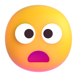 frowning face with open mouth