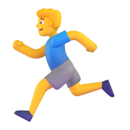 man running