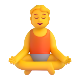 person in lotus position