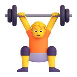 person lifting weights