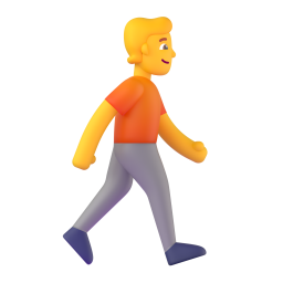 person walking facing right