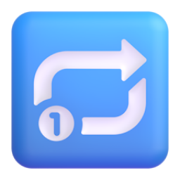 repeat single button