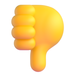 thumbs down