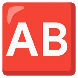 AB button (blood type)