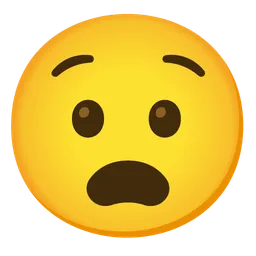 anguished face