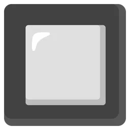 black square button