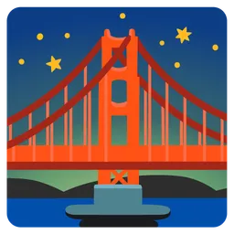 bridge at night