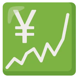 chart increasing with yen