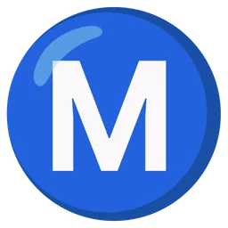 circled M