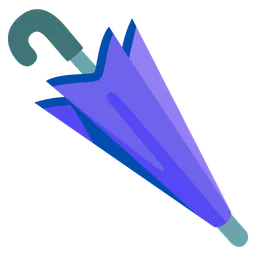 closed umbrella