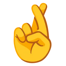 crossed fingers