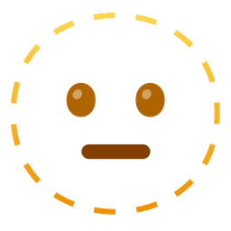 dotted line face