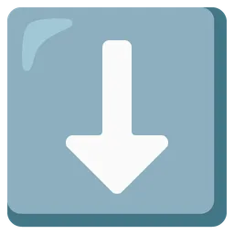 down arrow