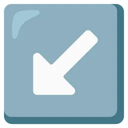 down-left arrow