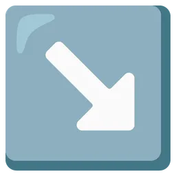 down-right arrow