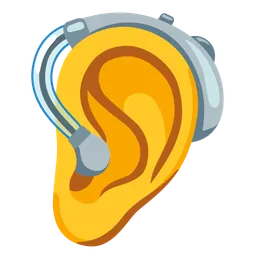 ear with hearing aid