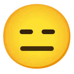 expressionless face