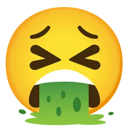 face vomiting