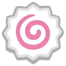 fish cake with swirl